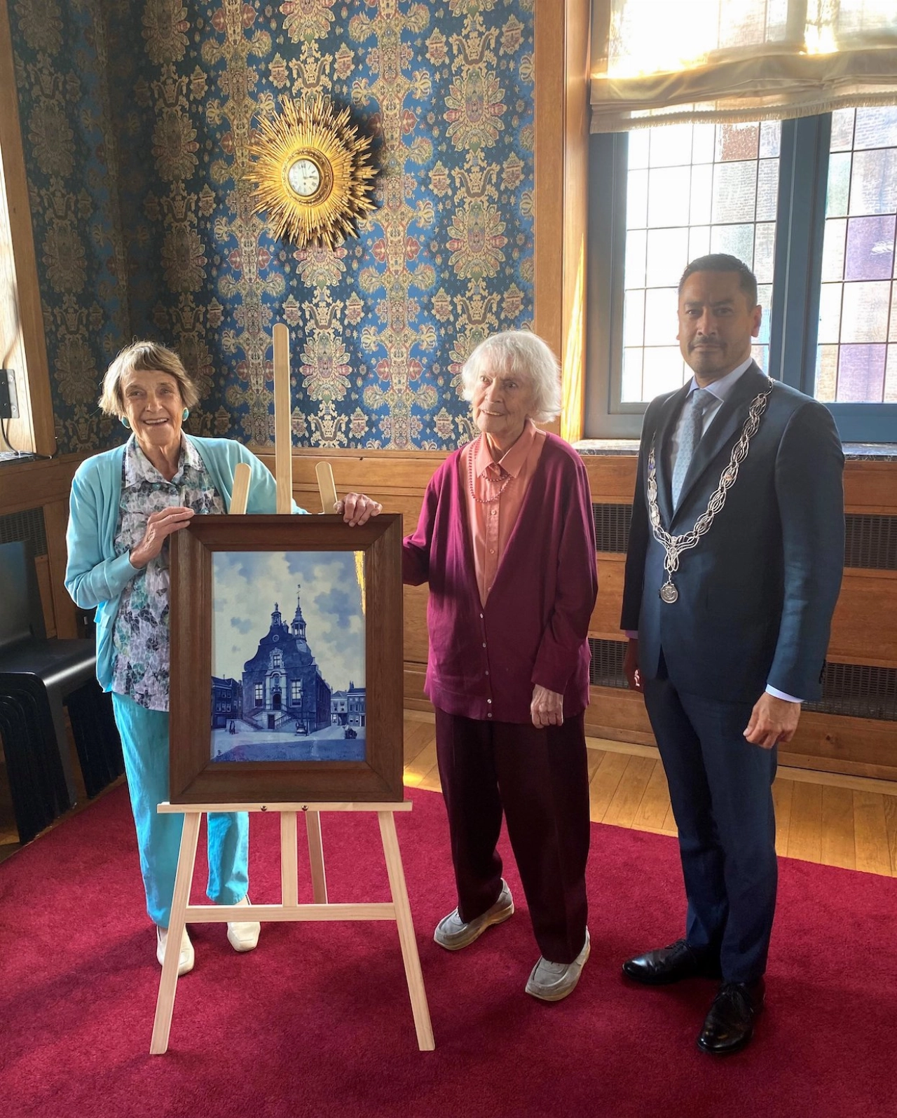 De kleindochters van de burgemeester...